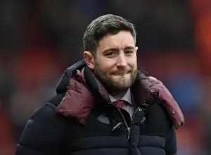 Bristol City V Bolton Wanderers Prints: Lee Johnson: Leading the Charge for Bristol City at Ashton Gate