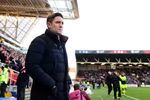 Bristol City V Reading Prints: Lee Johnson: Leading the Charge for Bristol City against Reading in Sky Bet Championship (January 2017)