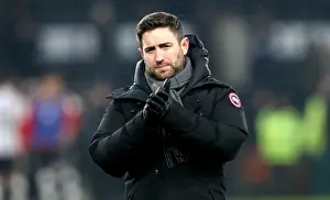 Derby County V Bristol City Prints: Lee Johnson Leads Bristol City at iPro Stadium Against Derby County (February 11, 2017)