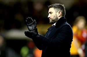 Images Dated 26th December 2016: Lee Johnson Leads Bristol City at Molineux Against Wolverhampton Wanderers (December 2016)