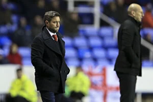 Images Dated 26th November 2016: Lee Johnson Leads Bristol City at Reading: Sky Bet Championship 2016