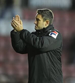Images Dated 2nd November 2013: Lee Johnson Leads Oldham Athletic Against Bristol City in Sky Bet League One