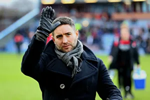 Burnley Prints: Lee Johnson Motivates Bristol City at Turf Moor, FA Cup 2017
