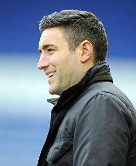 Images Dated 8th February 2014: Lee Johnson Returns: Oldham Athletic vs. Bristol City, 2014
