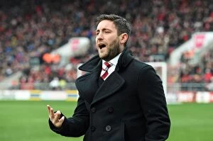 Images Dated 13th February 2016: Lee Johnson's First Game: Bristol City vs. Ipswich Town, 13-02-2016