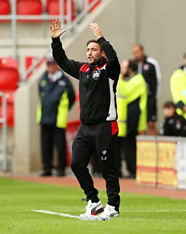Rotherham V Bristol City Prints: Lee Johnson's Frustration: Rotherham United vs. Bristol City Championship Clash