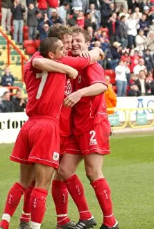 Images Dated 27th February 2008: Lee Peacock Scott Murray Louis Carey Celebration