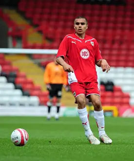 Bristol City V Bournemouth Reserves Prints: Lee Strip in Action: Bristol City vs Bournemouth Reserves