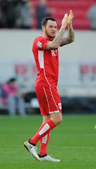 Lee Tomlin in Action: Bristol City vs Blackburn Rovers at Ashton Gate Stadium (10-22-2016)