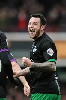 Brentford V Bristol City Prints: Lee Tomlin Scores the Opener: Bristol City's Triumph at Brentford (16/04/2016)