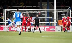 Images Dated 18th February 2012: Lee Tomlin Scores for Peterborough United Against Bristol City, 18/02/2012