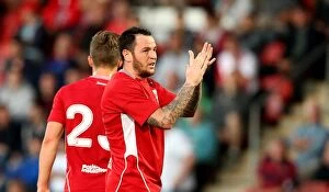 Images Dated 25th July 2016: Lee Tomlin's Thrilling Goal: Bristol City Triumphs Over Cheltenham Town (25.07.2016)