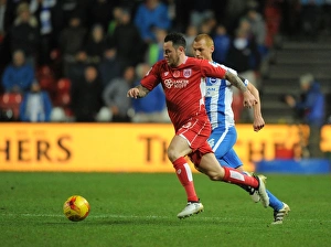 Bristol City V Brighton And Hove Albion Prints: Lee Tomlin's Thrilling Performance: Sky Bet Championship Showdown between Bristol City and Brighton & Hove Albion
