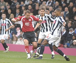 Images Dated 10th January 2008: Lee Trundle in Action: West Brom vs. Bristol City