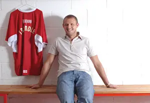 Framed Print : Lee Trundle: A Focused Moment of Determination on the Football Field Framed Print : Lee Trundle: A Focused Moment of Determination on the Football Field