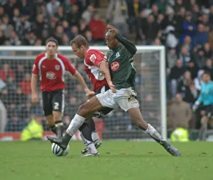 Framed Print : Lee Trundle: Plymouth vs. Bristol City Football Rivalry