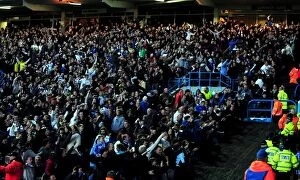 Images Dated 13th November 2010: Leeds United Fans Celebrate Championship Victory Over Bristol City (13/11/2010)