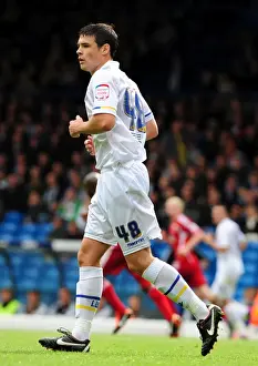 Leeds United V Bristol City Prints: Leeds United vs. Bristol City: Darren O'Dea in League Cup Action at Elland Road - 16th September 2011