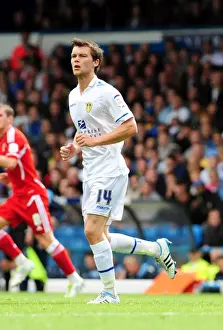 Leeds United V Bristol City Prints: Leeds United vs. Bristol City - Jonathan Howson in Action, League Cup 16th September 2011