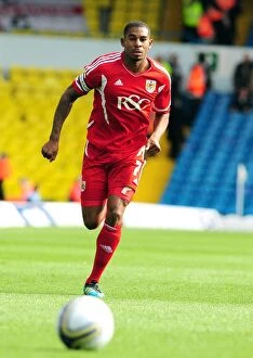 Images Dated 17th September 2011: Leeds United vs. Bristol City: Marvin Elliott in League Cup Action at Elland Road - 16/09/2011