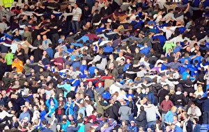 Leicester City V Bristol City Prints: Leicester City Fans Celebrate Championship Victory Over Bristol City