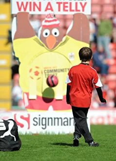 Images Dated 18th April 2014: Leo Worlock's Unforgettable Victory: A 9-Year-Old's Triumph at Ashton Gate