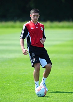 Lewis Carey of Bristol City FC in Pre-season Training