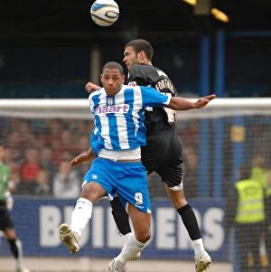Images Dated 25th February 2008: Liam Fontaine in Action for Bristol City Against Colchester United