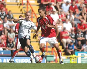 Bristol City V Scunthorpe Utd Prints: Liam Fontaine: A Battle Between Bristol City and Scunthorpe United