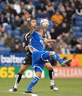 Leicester City V Bristol City Prints: Liam Fontaine: Brave Defender of Bristol City Against Leicester City