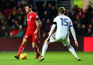 No Look Pass: Lee Tomlin in Action for Bristol City against Ipswich Town (December 3)