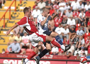 Images Dated 25th August 2007: Louis Carey: A Dual Career - Bristol City vs Scunthorpe United