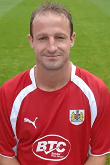 Louis Carey: Focused and Determined in Bristol City Football Club Jersey