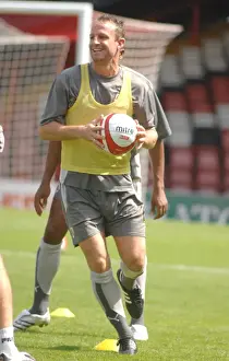 Training 07-08 Prints: Louis Carey: Intense Training with Bristol City FC (07-08)