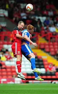 Louis Carey vs Matt Harold: Intense Rivalry in the Bristol Derby Pre-Season Friendly at Ashton Gate Stadium