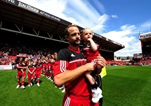 Images Dated 4th August 2012: Louis Carey's Farewell: A Grand Send-Off with a Guard of Honor at Ashton Gate Stadium (August 4)