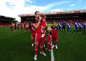 Images Dated 4th August 2012: Louis Carey's Farewell: A Special Bristol City Testimonial at Ashton Gate (vs)