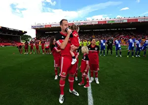 Framed Print : Louis Carey's Farewell: A Special Bristol City Testimonial at Ashton Gate (vs. Bristol Rovers, August 4, 2012)