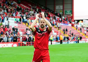 Framed Print : Louis Carey's Testimonial: A Heartfelt Thank You to the Bristol City Fans