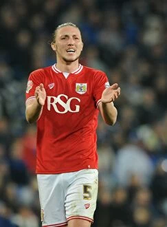Images Dated 26th October 2015: Luke Ayling of Bristol City in Action against Cardiff City, Sky Bet Championship (October 2015)