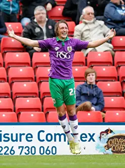 Luke Ayling's Stunner: The Opening Goal in Bristol City's Victory over Barnsley (October 2014)