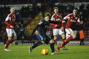 Luke Freeman in Action: Bristol City vs. Stevenage, Sky Bet League One (December 2013)