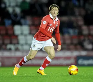 Luke Freeman in Action: Bristol City vs AFC Wimbledon