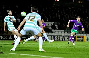 Yeovil Town V Bristol City Prints: Luke Freeman's Game-Winning Goal: Bristol City Triumphs Over Yeovil Town