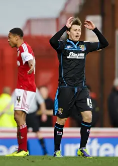 Bristol City V Stevenage Prints: Luke Freeman's Near-Miss: A Tense Moment in Bristol City vs