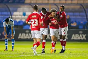 Peterborough V Bristol City Prints: Luke Freeman's Stunning Goal: Bristol City Takes 0-1 Lead Over Peterborough United (2014)