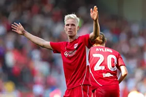 Opening Game Prints: Magnusson's Controversial Goal Disallowed: Abraham Scores Instead for Bristol City vs Wigan Athletic