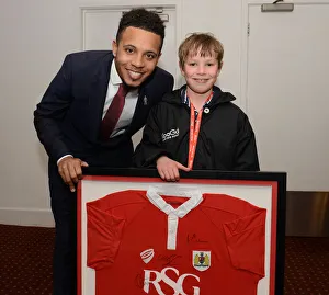 Bristol City V Barnsley Prints: Man of the Match: Dougie Allward's Award