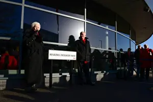Marina Dolman Unveils The Marina Dolman Way at Ashton Gate during Bristol City vs. Reading Match, 2017