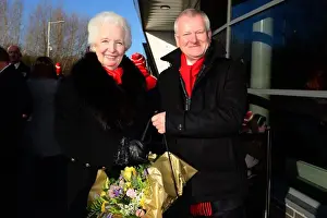 Marina Dolman Unveils The Marina Dolman Way at Ashton Gate during Bristol City vs